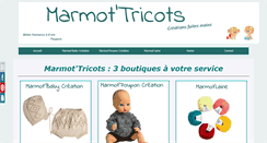 Desktop Screenshot of marmot-tricots.com