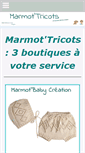 Mobile Screenshot of marmot-tricots.com